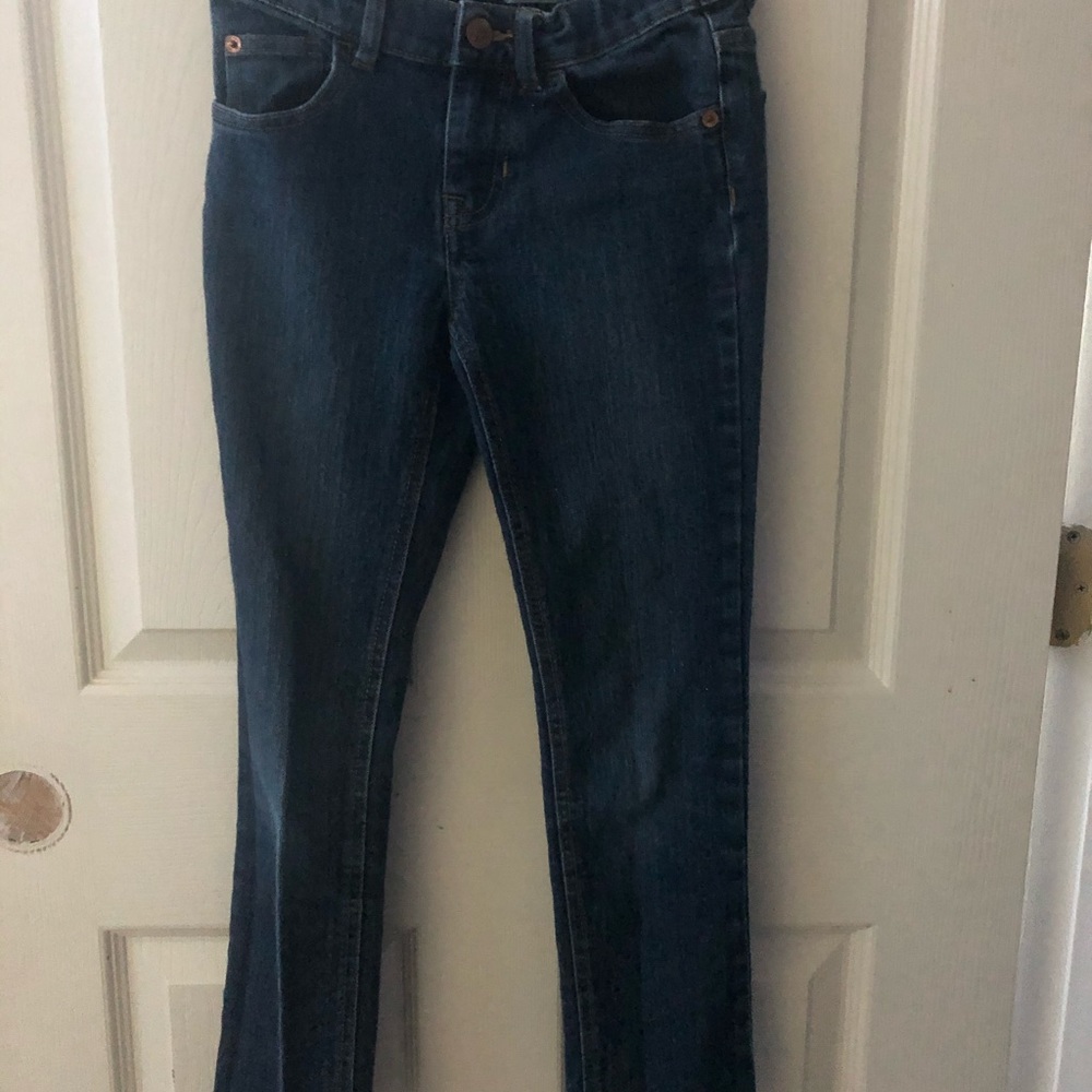 Dark color jeans